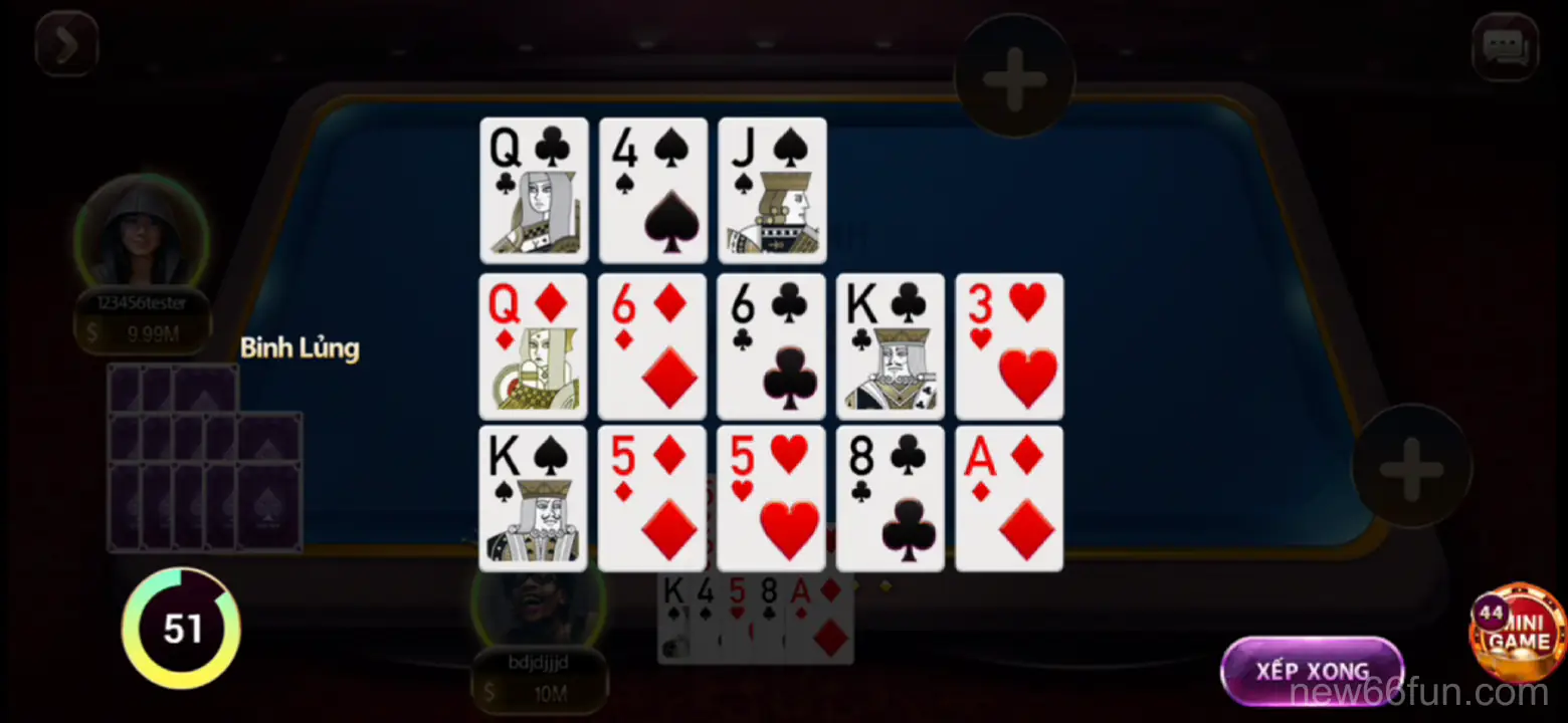 Trải nghiệm người dùng tại new66