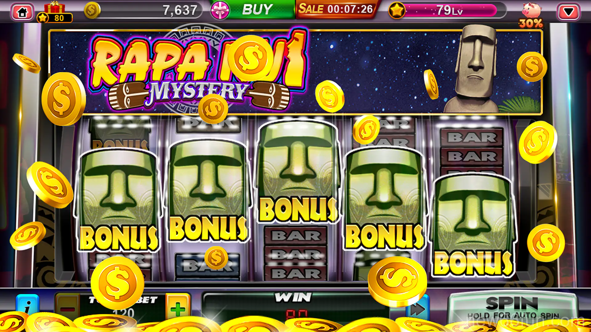 Tính năng trò chơi slots tại new66